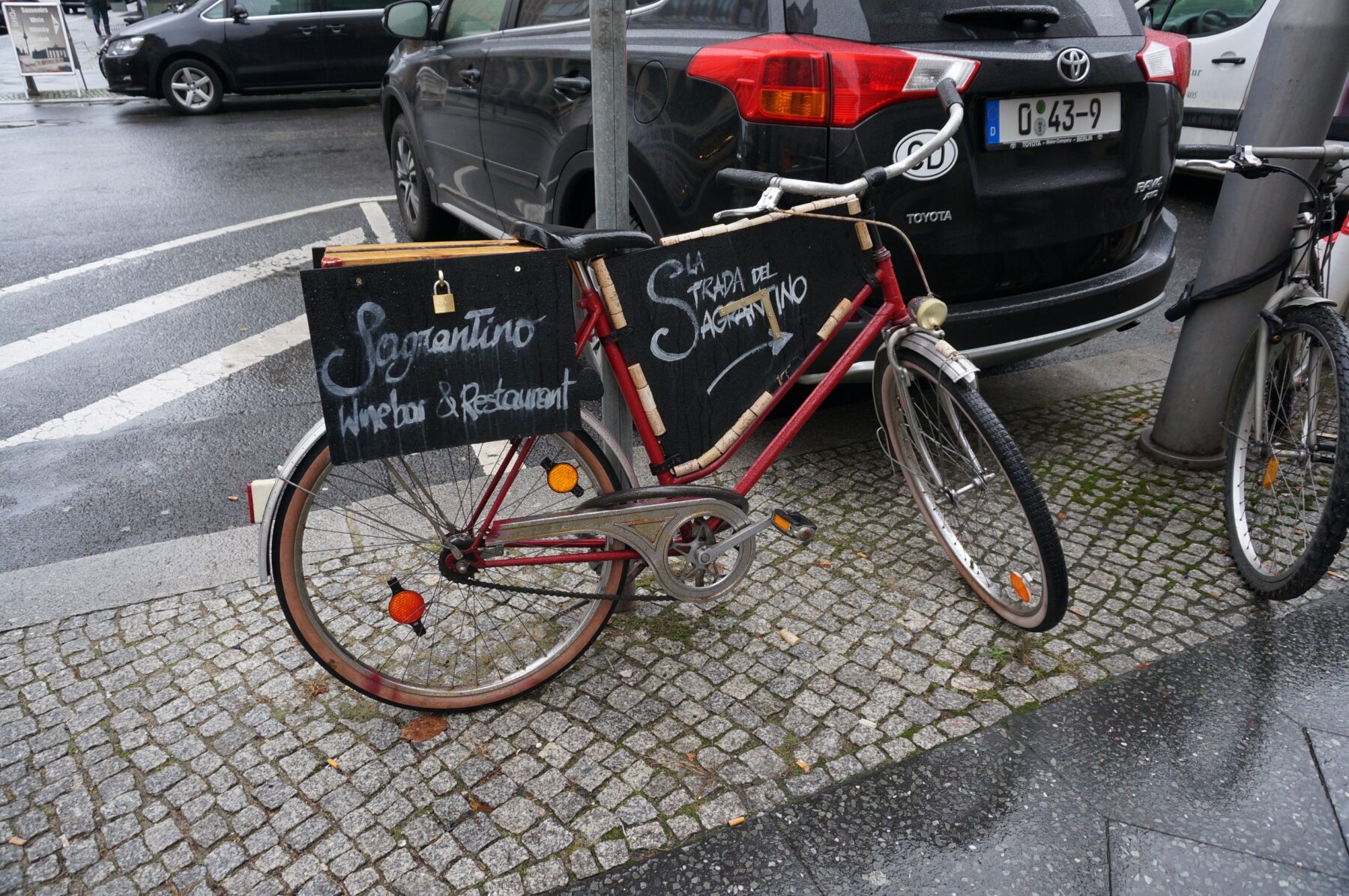 bikes as signage